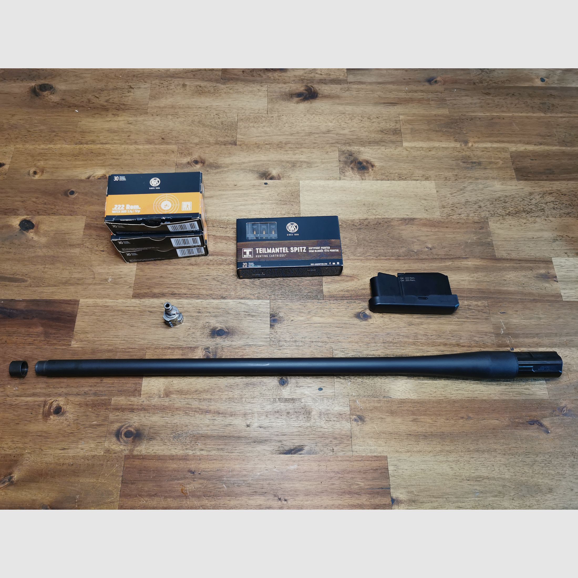 Merkel running/transition running RX Helix Standard 56cm + closure head mini + magazine 3 shots + .222 ammunition (88 pieces)