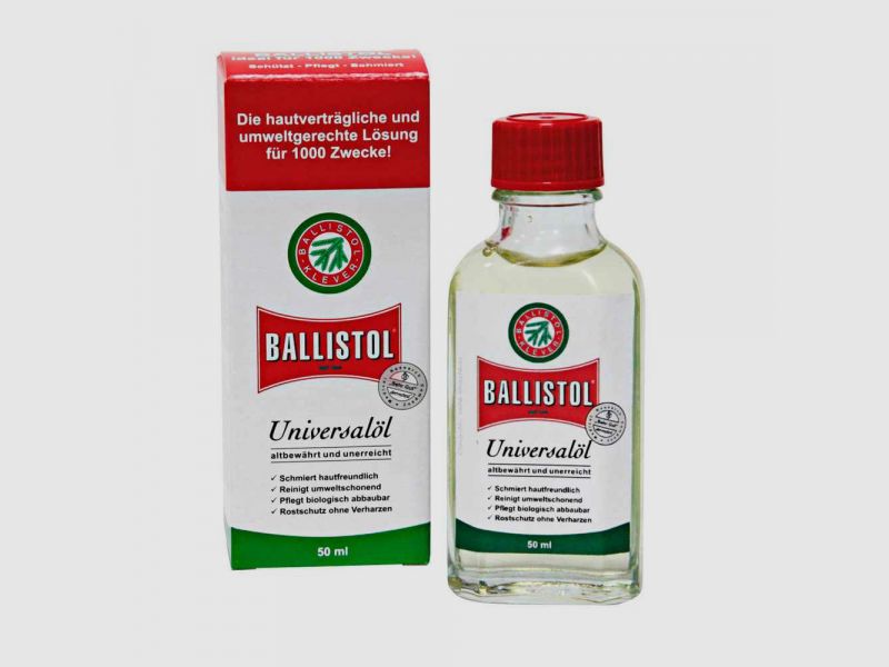 Botella de aceite universal para armas Ballistol 50 ml