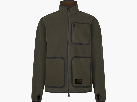 Veste en polaire réversible Seeland Rogue Solid pour homme Grizzly Brown/Demitasse Brown 5XL