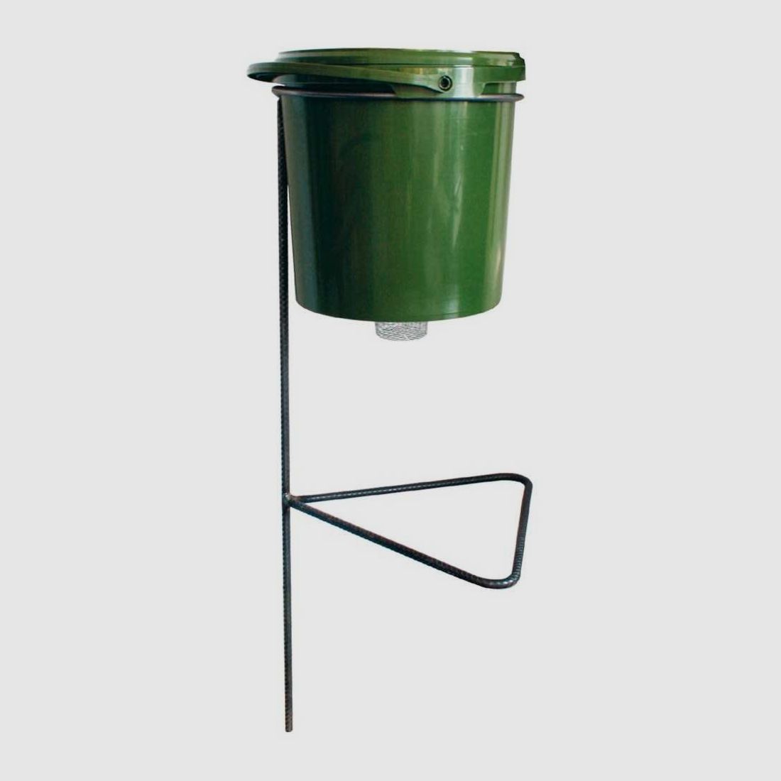 Futtereimer für Kleinwild 5L + Halter