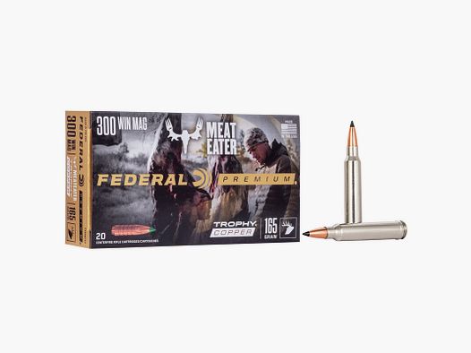 FEDERAL 300 WIN MAG 165 GRS / 10,7 G TROPHY COPPER VS 20 STK