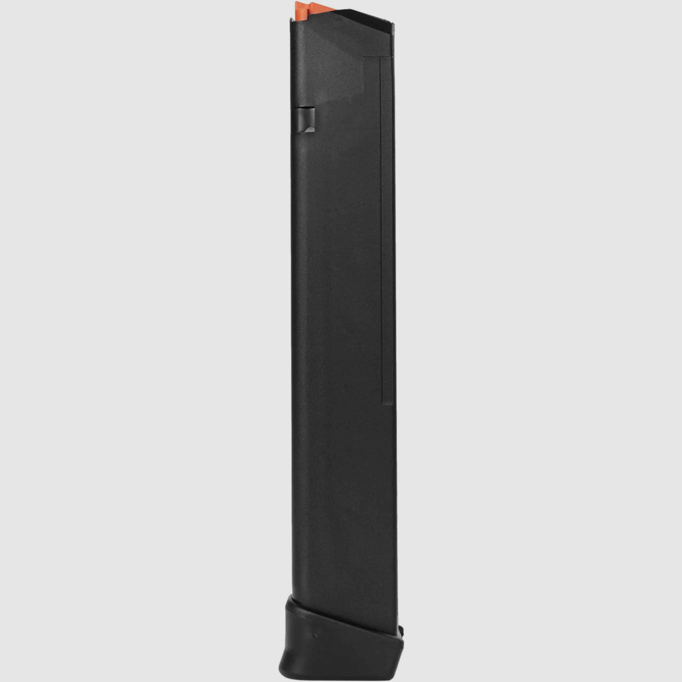 Magazin Glock 33-Schuss – 9x19mm (oranger Zubringer), Bild 2 von 3