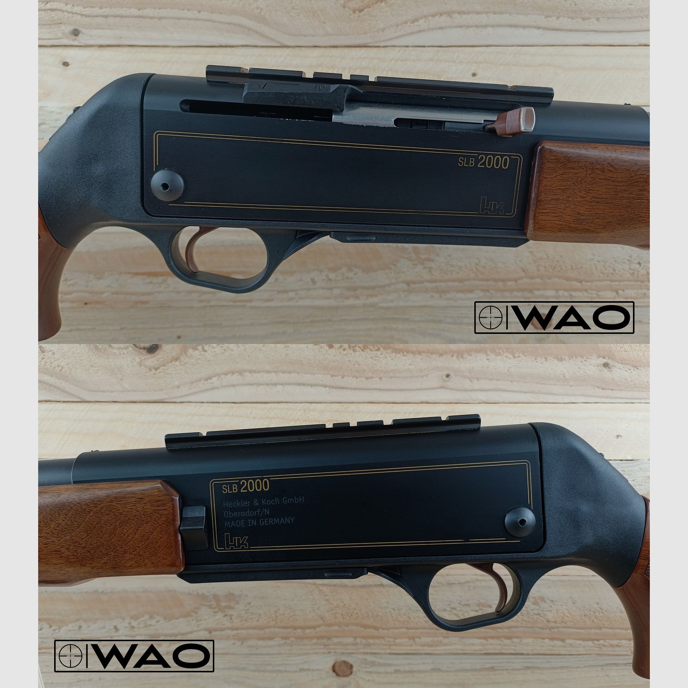 Self-loading rifle H&K SLB 2000 caliber .300WinMag - Heckler & Koch *SLB2000 with case deflector*, image 2 of 7