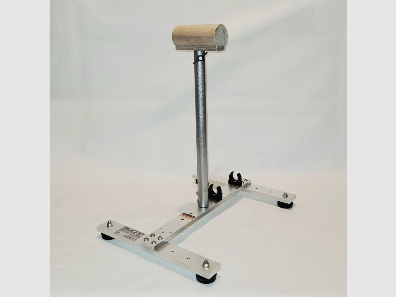 KGF-Auflagestativ - Auflageständer Alu HT-1000-Basic mit Buchenholz-Auflage, klappbar