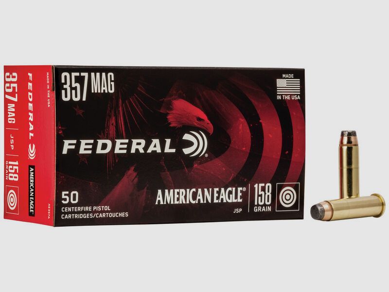 Federal American Eagle .357 Mag. 158GR JSP 50 Patronen