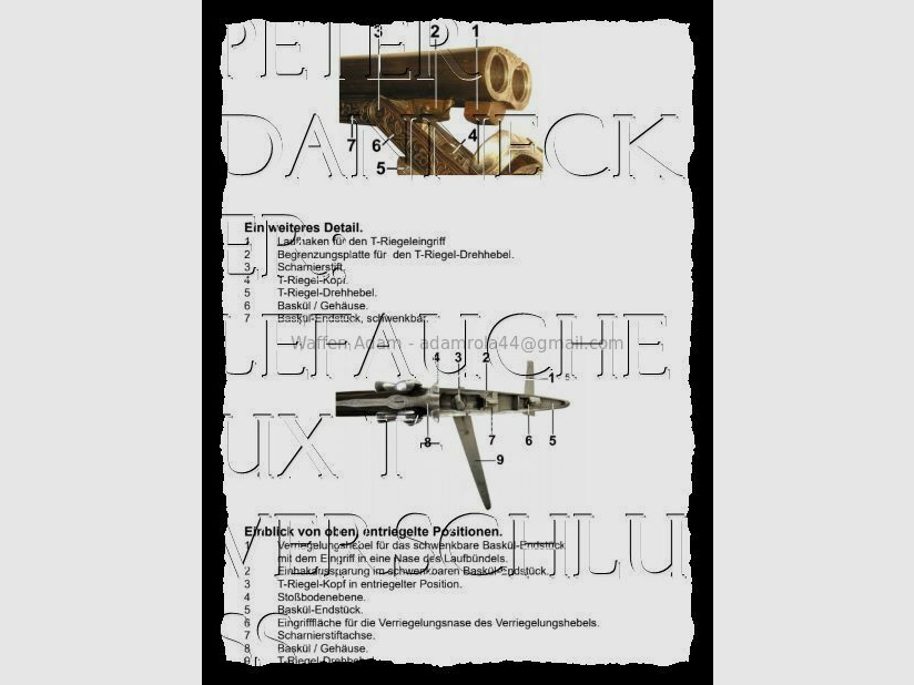 Lefaucheux - Belgijska strzelba damska z zamkiem T