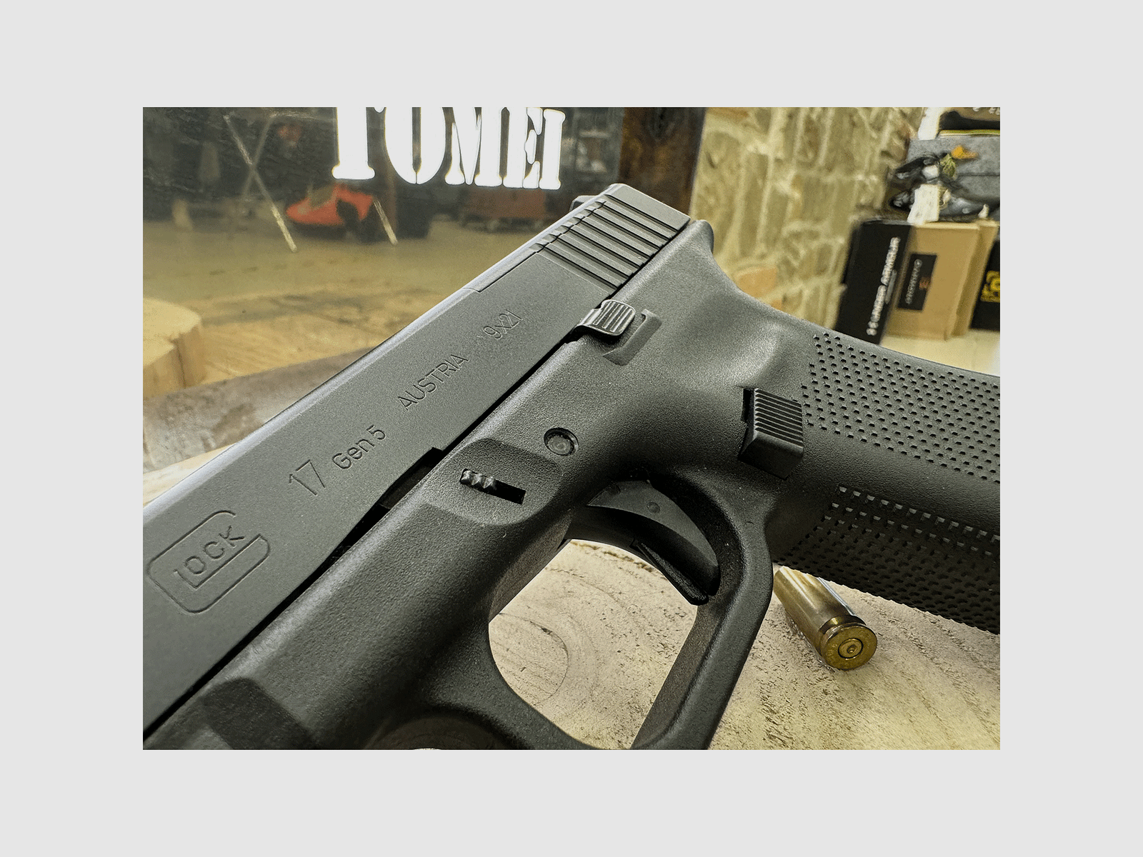 GEBRAUCHT – PISTOLE – GLOCK MOD. 17 GEN 5 FS MOS Kal. 9×21, Bild 3 von 5