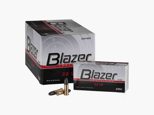 CCI BLAZER .22LR 40 gr solid 50 pièces