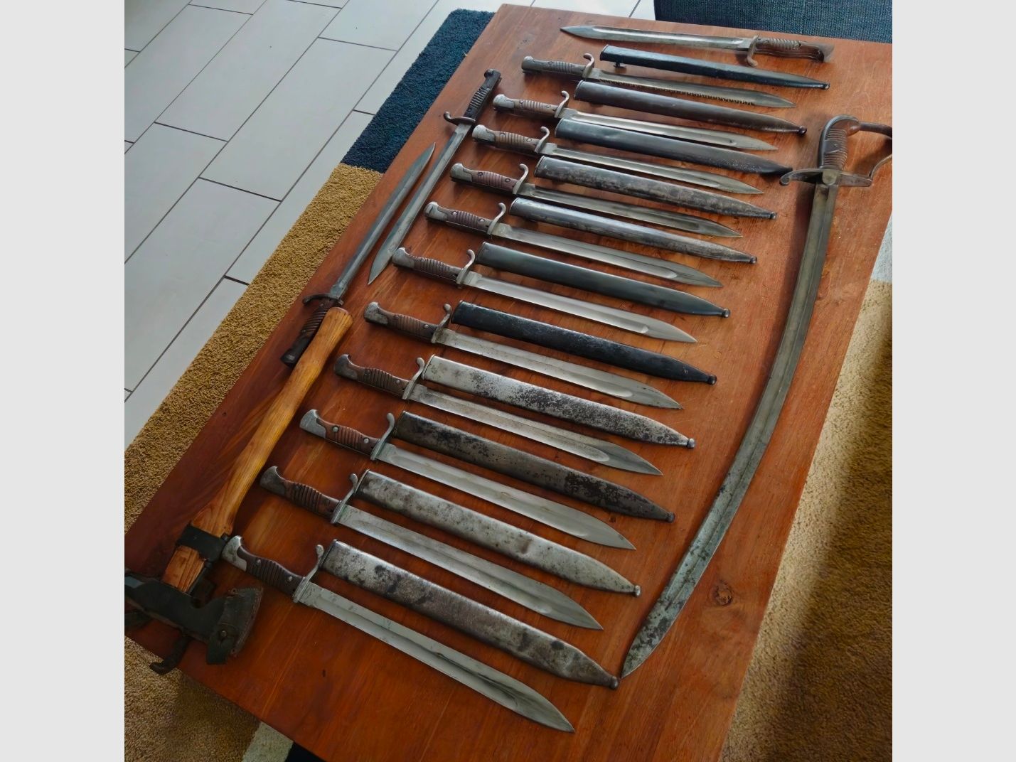 98/05 Bajonett, Säbel Wk1 Wk2 Seitengewehr 84/89