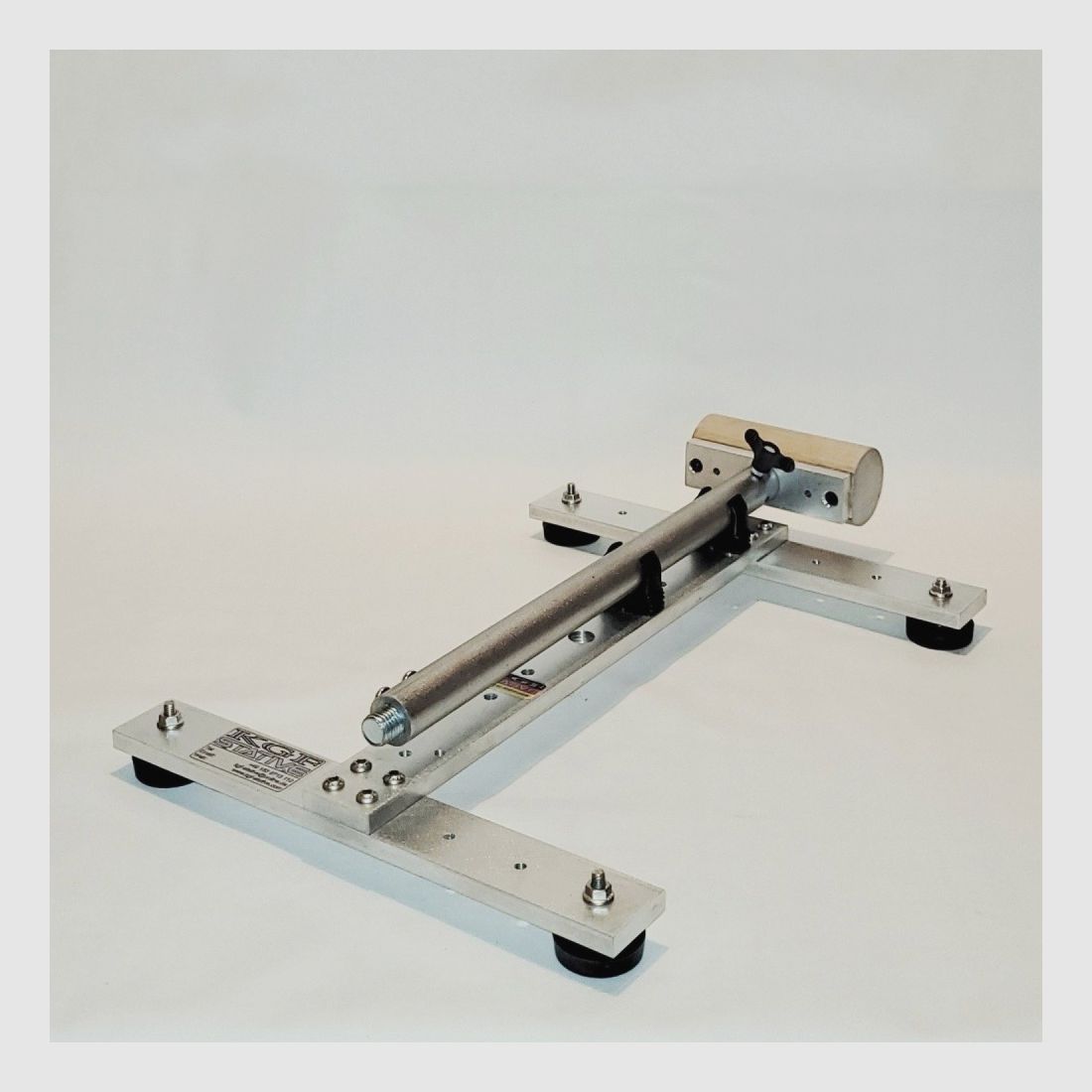 KGF-Auflagestativ - Auflageständer Alu HT-1000-Basic mit Buchenholz-Auflage, klappbar