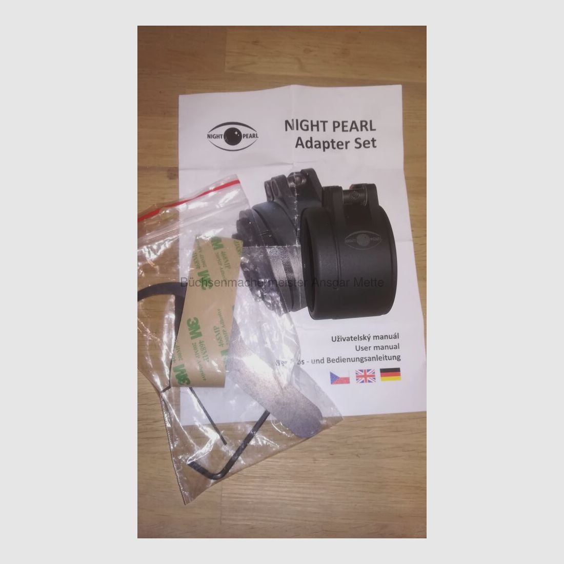 Zestaw adapterów Night Pearl SEER - 4 (56, 57 mm) Zestaw adapterów SEER - 4 (56, 57 mm)