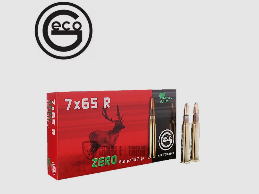 20 nabojów GECO kal 7x65R 127gr ZERO