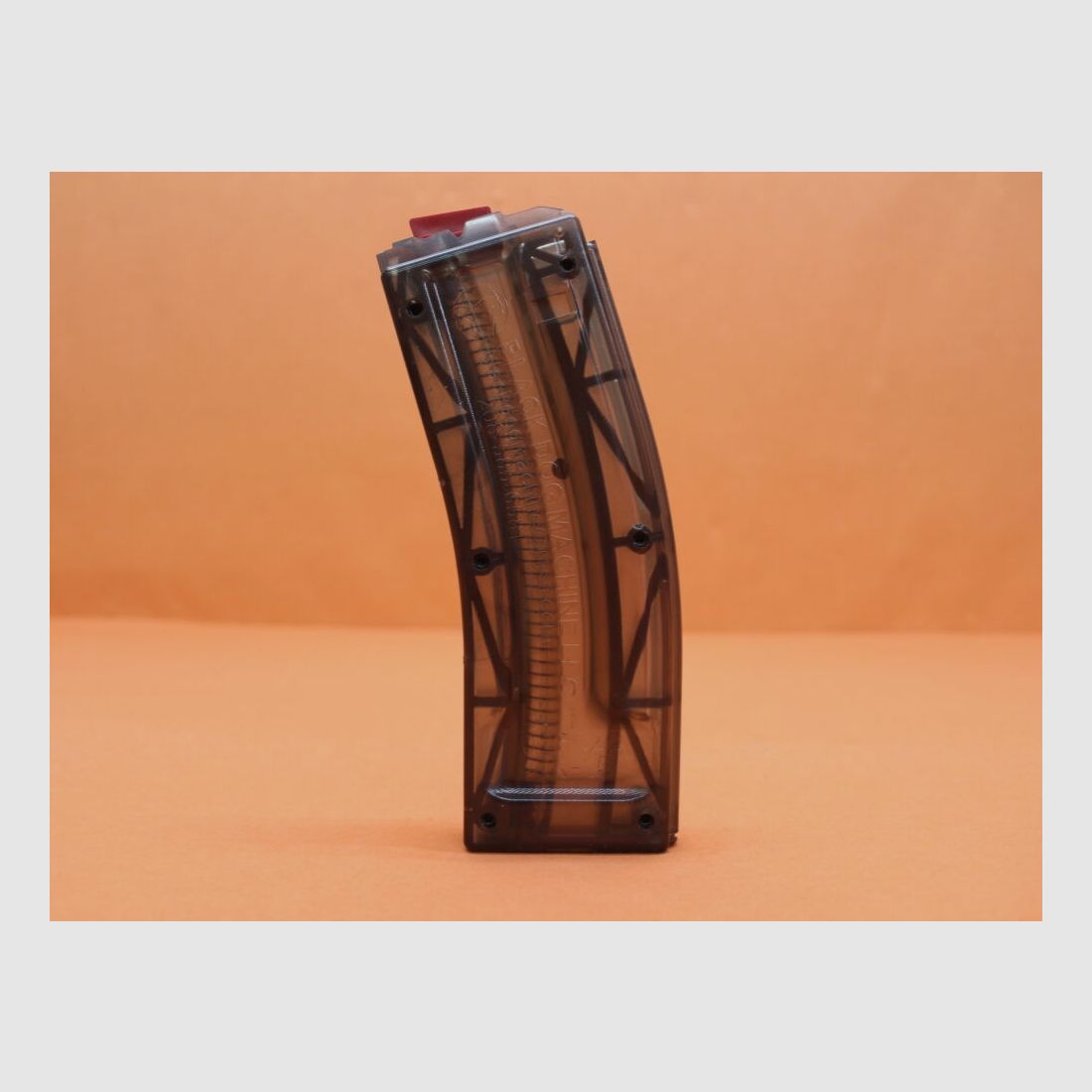 Black Dog Machine AR-15 .22lr: Black Dog Machine 10-round magazine (Ex25) Polymer Smoke (Olympic Arms Rimfire Conversion)