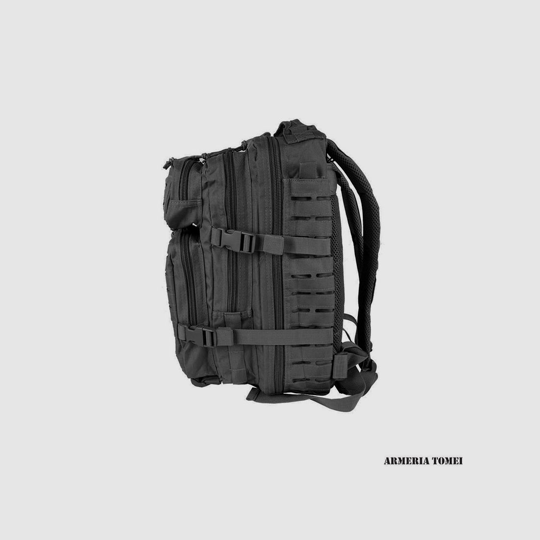 MIL-TEC – US ASSAULT PACK SM LASER CUT SCHWARZ 42 x 20 x 25 cm, Bild 3 von 3