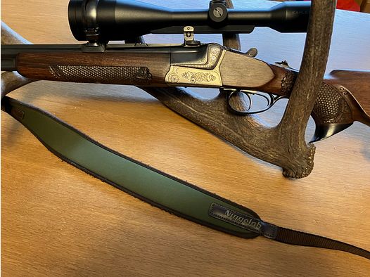 KRIEGHOFF TECK Bockbüchsflinte cal 30.06 + 20/76, mit ZF Kahles 8 x 56 Absehen 4 mit Leuchtpunkt, Schaftmagazin, sehr guter Zustand!