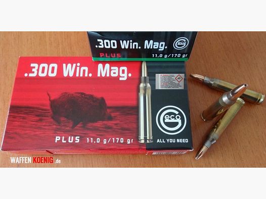 Geco 80 GECO Plus Patronen: .300 Win.Mag. 11,0g / 170gr