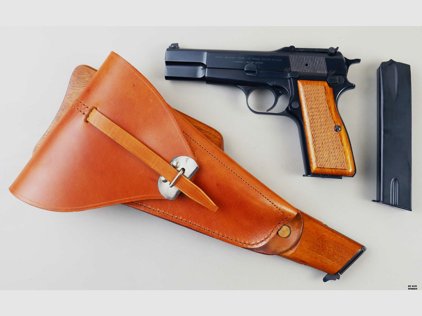 Pistolet F.N. Fabrique Nationale mod. HP35 Set cal. 9×19 matr. T380418, image 14 sur 15