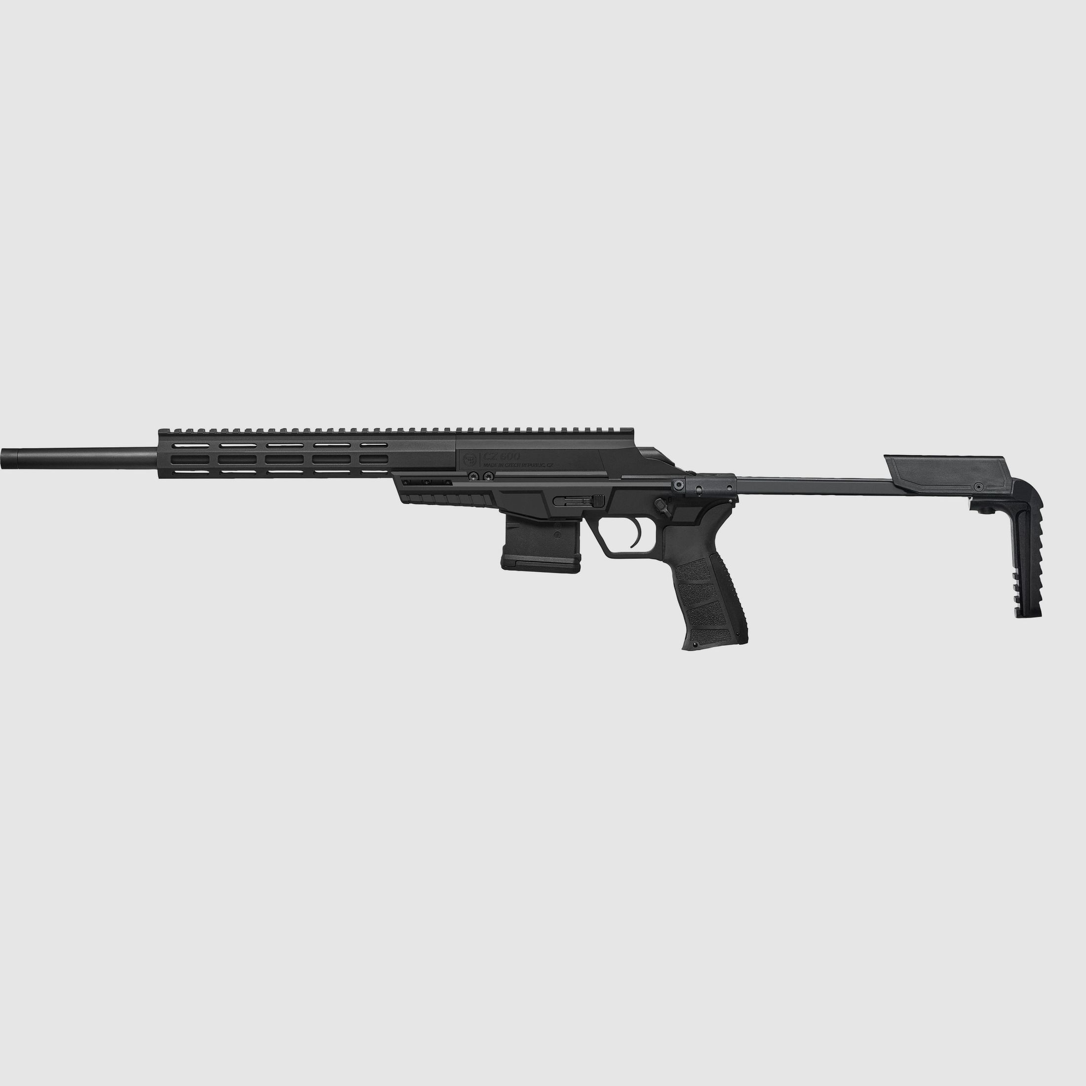 CZ 600 Trail Repetierbüchse .223 Rem. mit Teleskopschaft M-Lock System 412mm LL
