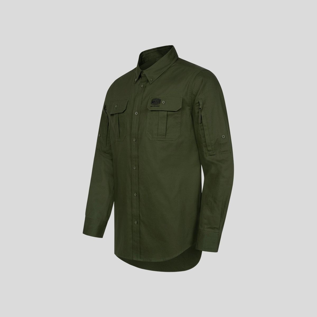 Mauser – Stalker Shirt matte olive [Size XL], image 1 of 4