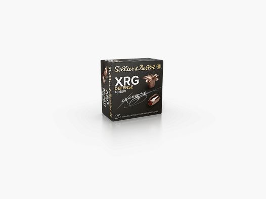 S&B 40 S&W 130 GRS XRG DEFENCE 25 PCS