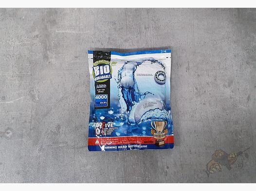 G&G Bio Precision Airsoft BB's 0.25g - 5,95mm - Weiß - 4000 Stück