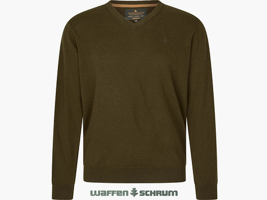 Seeland Pullover Pine met V-hals Lichtdennen