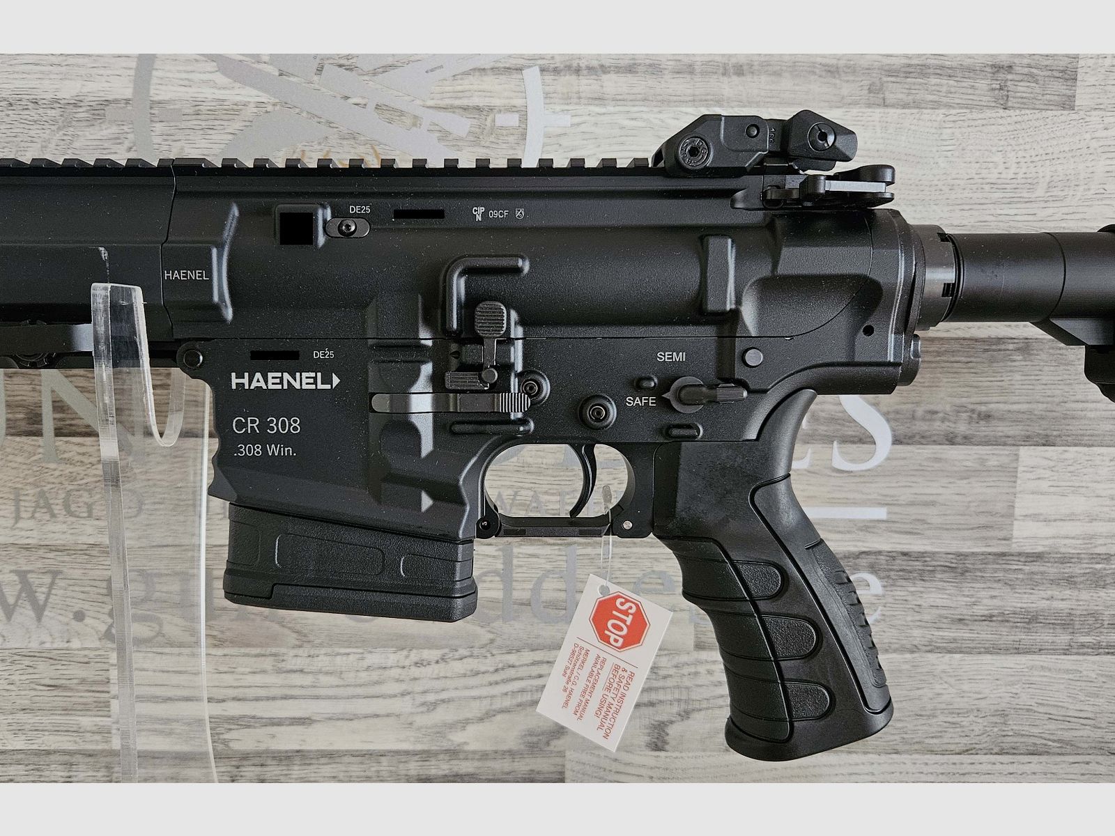 HAENEL CR308 Black Cal. .308Win - 16.65" barrel - match trigger - M-LOK handguard - including shipping costs - new goods from specialist trade -