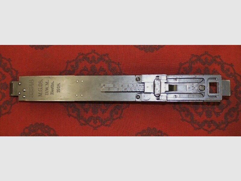 German weapons and ammunition casing cover MG08
