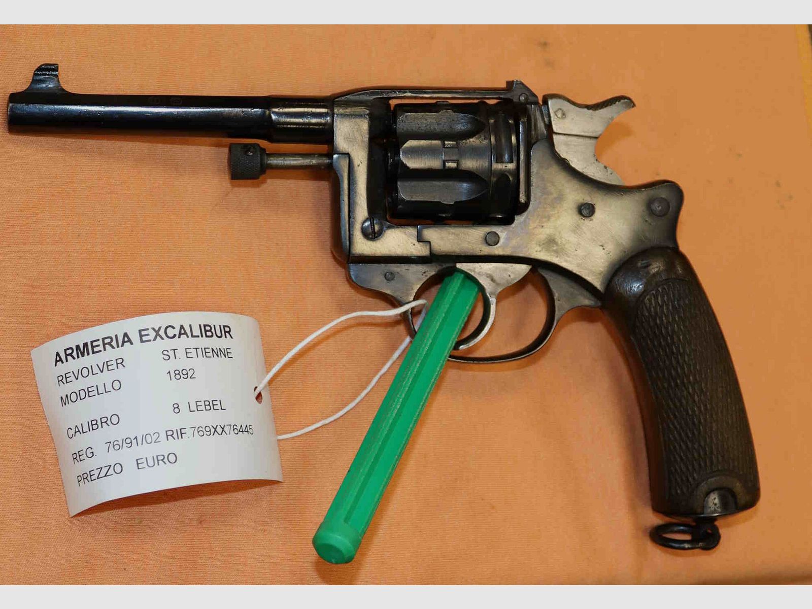 Revólver Saint Etienne Modelo 1892 Calibre 8 Lebel, imagen 4 de 9