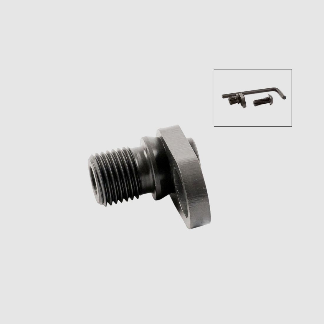 SchalldĂ¤mpferadapter SAI XS36 1/2x20 UNF fĂĽr HĂ¤mmerli Hunter Force 900 und Norconia B36