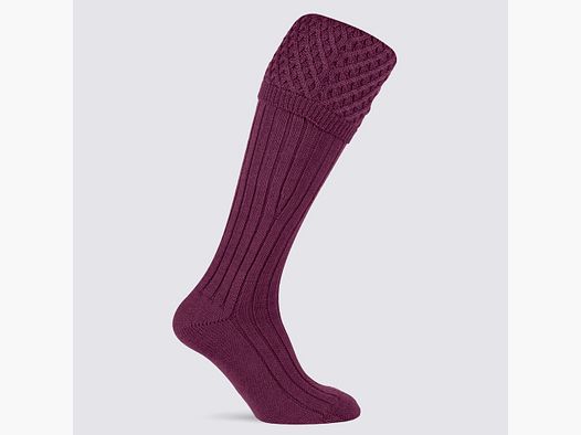 Pennine The Chelsea chaussette Claret
