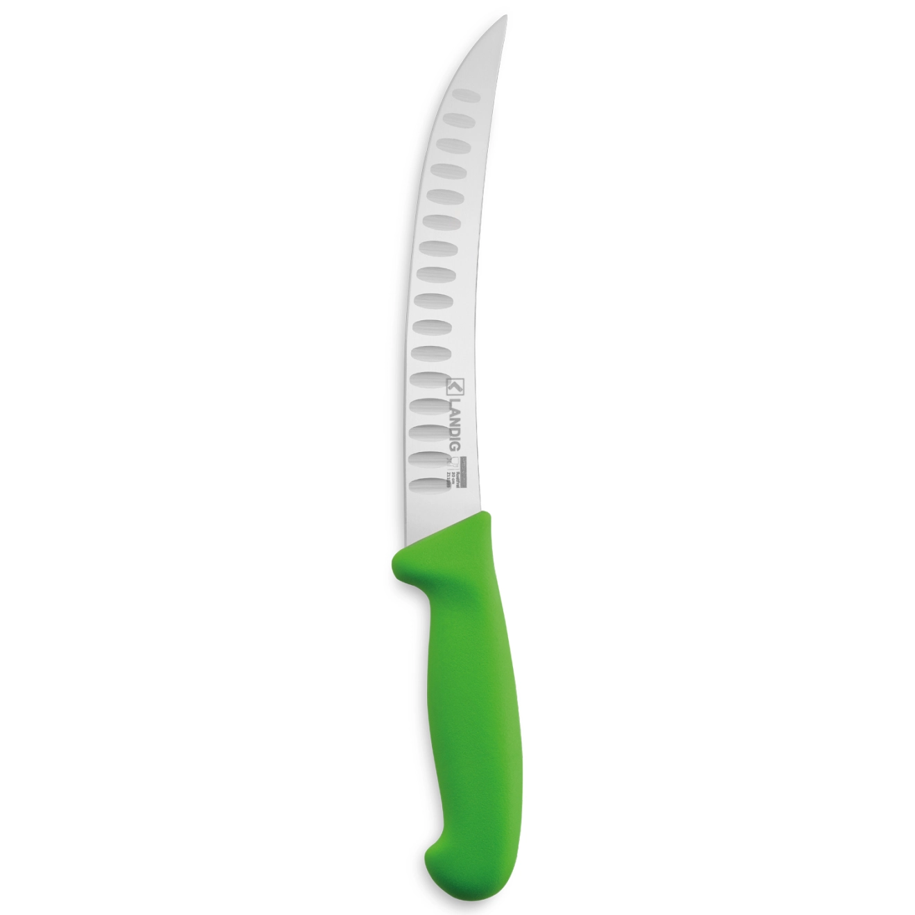 Landig cuchillo de carnicero 20 cm verde