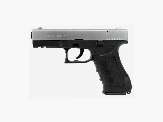ZORAKI 917 blank firing pistol 9mm P.A.K. chrome matte
