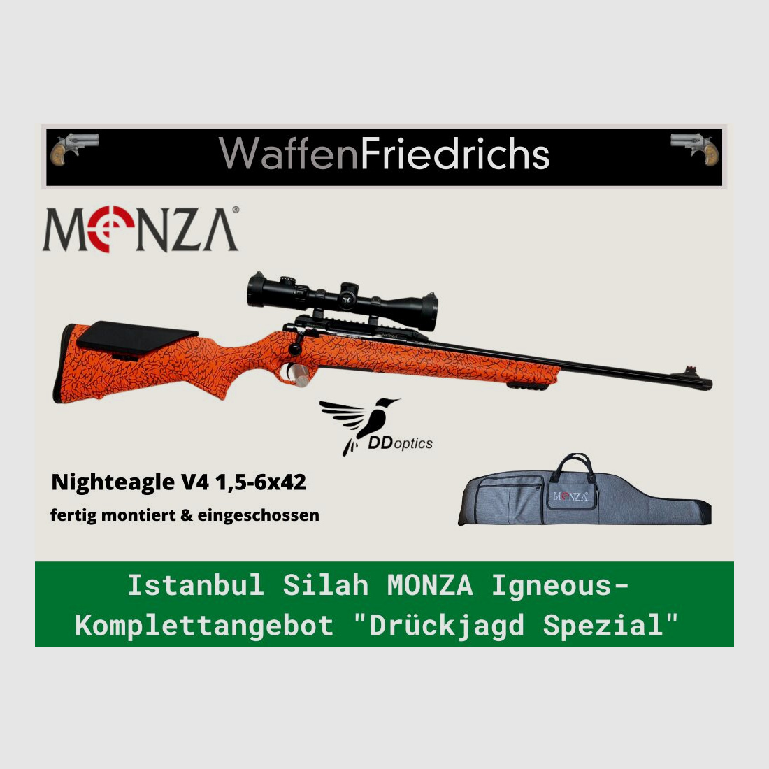 Istanbul Silah	 MONZA | Igneous Komplettangebot Jungjäger | Drückjagd Spezial - Waffen Friedrichs