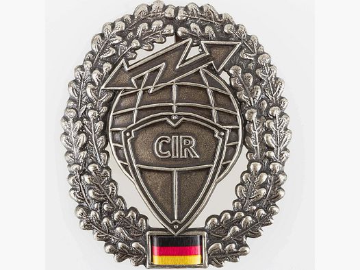 Fritzsch Abzeichen BW Barett Cyber- und Informationsraum CIR