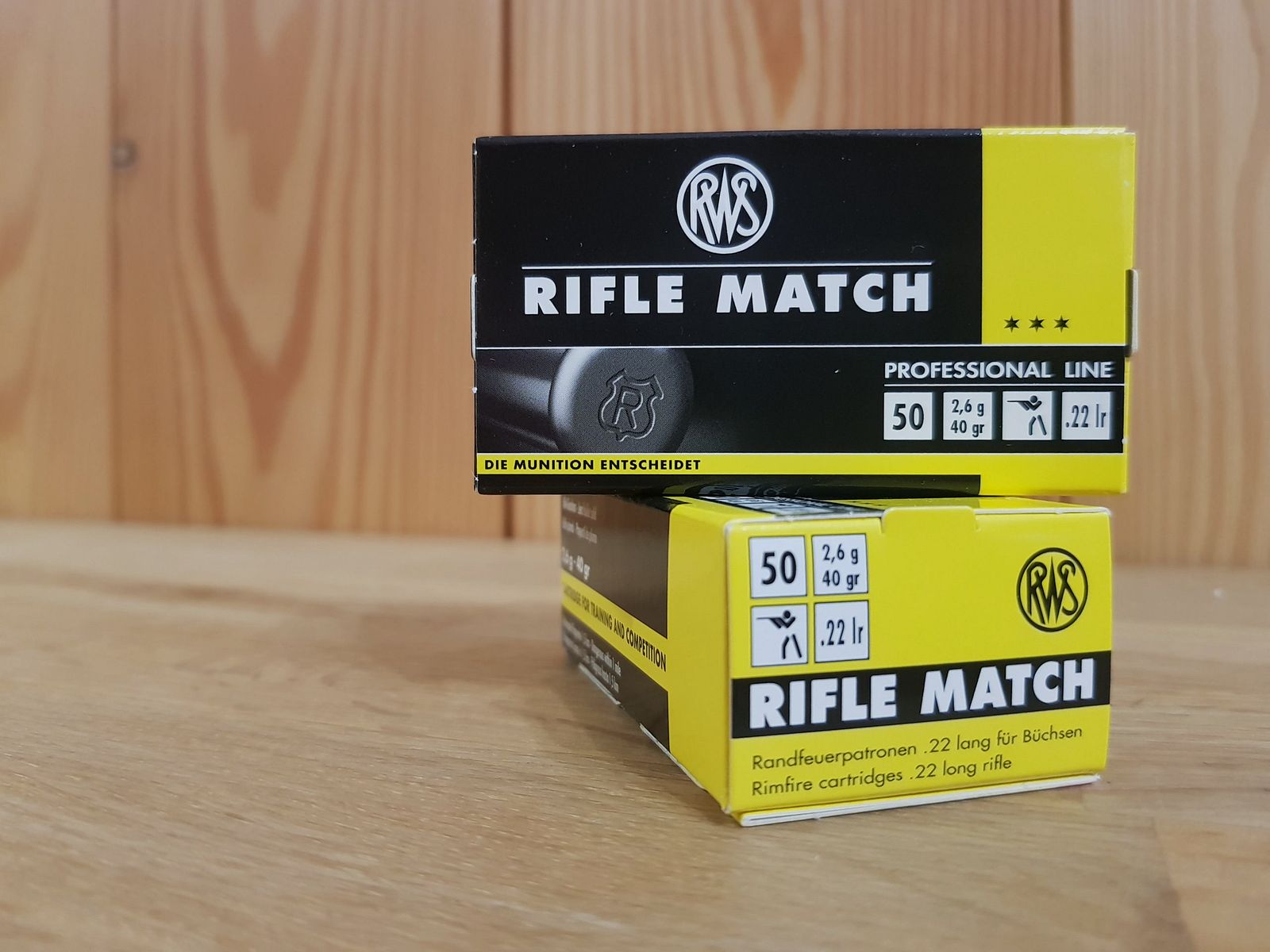 RWS AMMUNITION CAL. 22 RIFLE MATCH