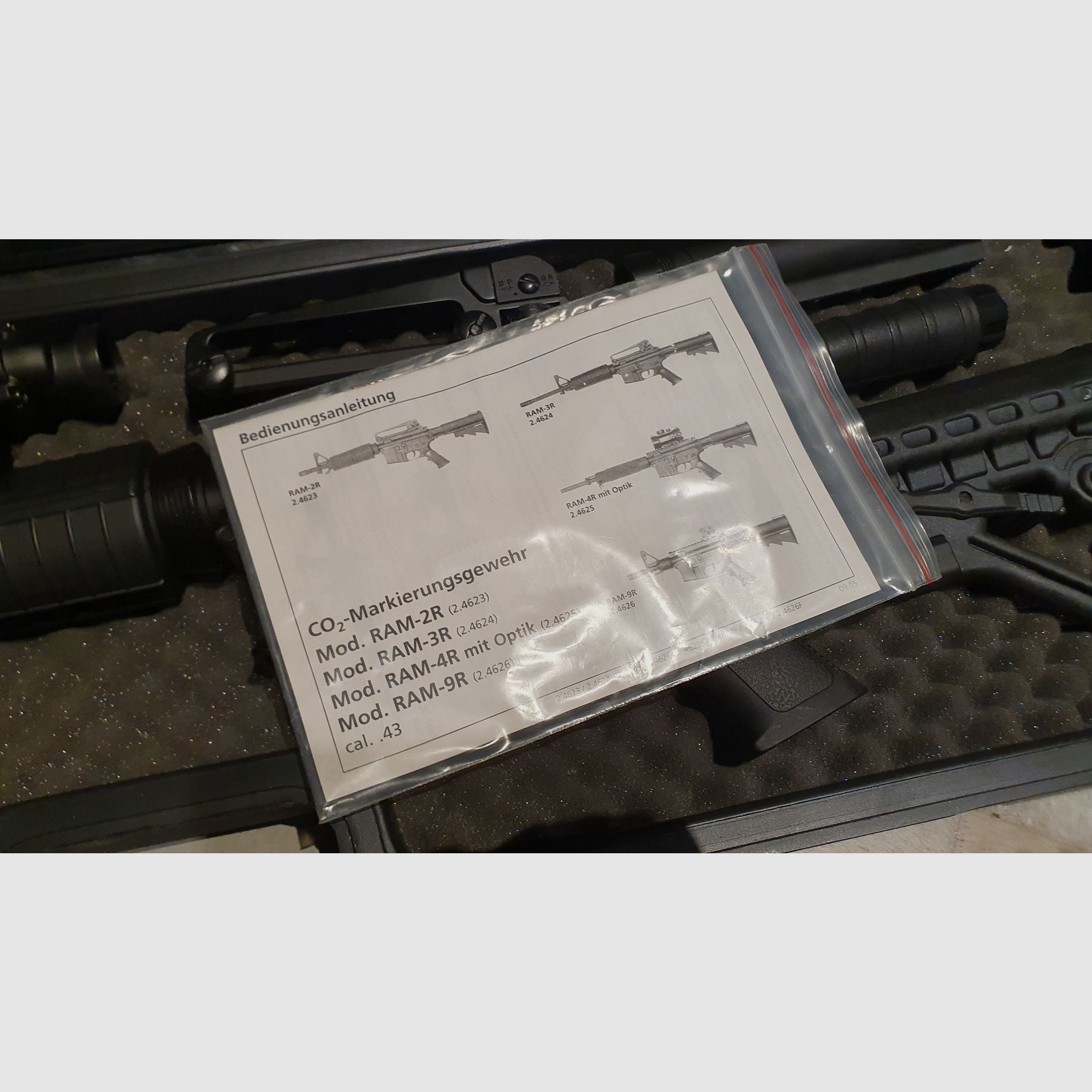 RAM 1R Kaliber .43 mit viel Zubehör 
