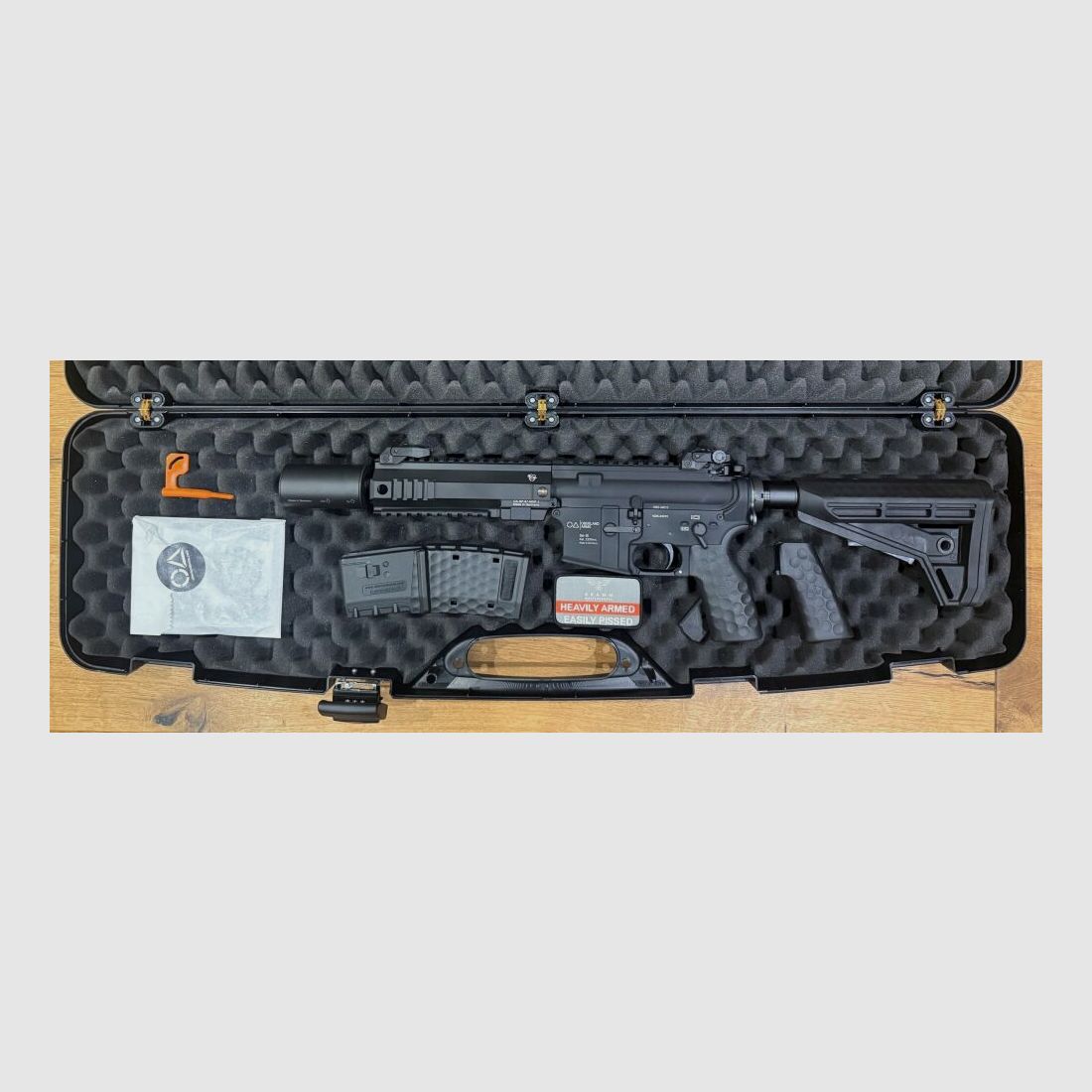 Oberland Arms PR M7 Sport 8" *aprobado para deportes* + Blast Deflector