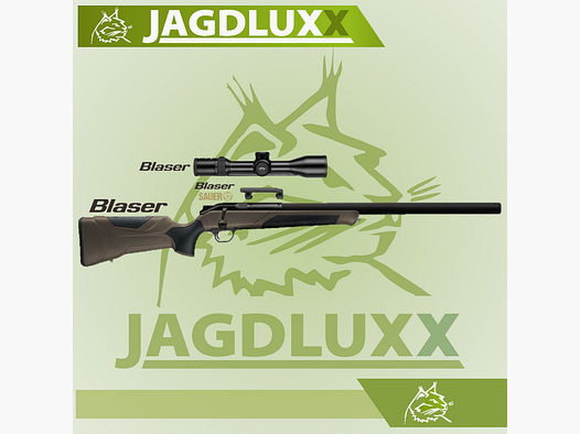 Blaser R8 Professional 2.0 Silence vert olive foncé en ensemble avec Blaser B2 2-12x50 iC S
