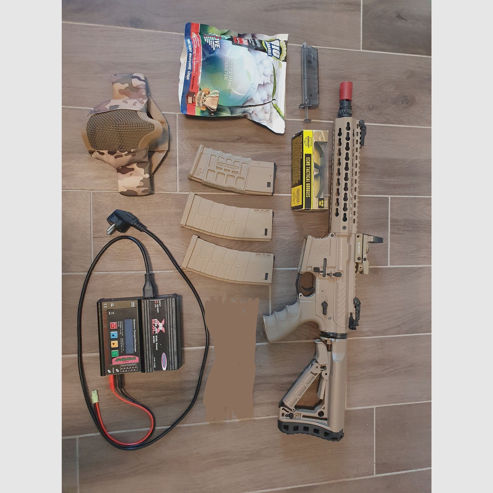 G&G CM16 SRL E.T.U.  0,5J Desert Bundle