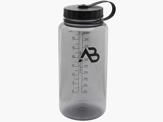 Tritan Weithals Trinkflasche 1l grau