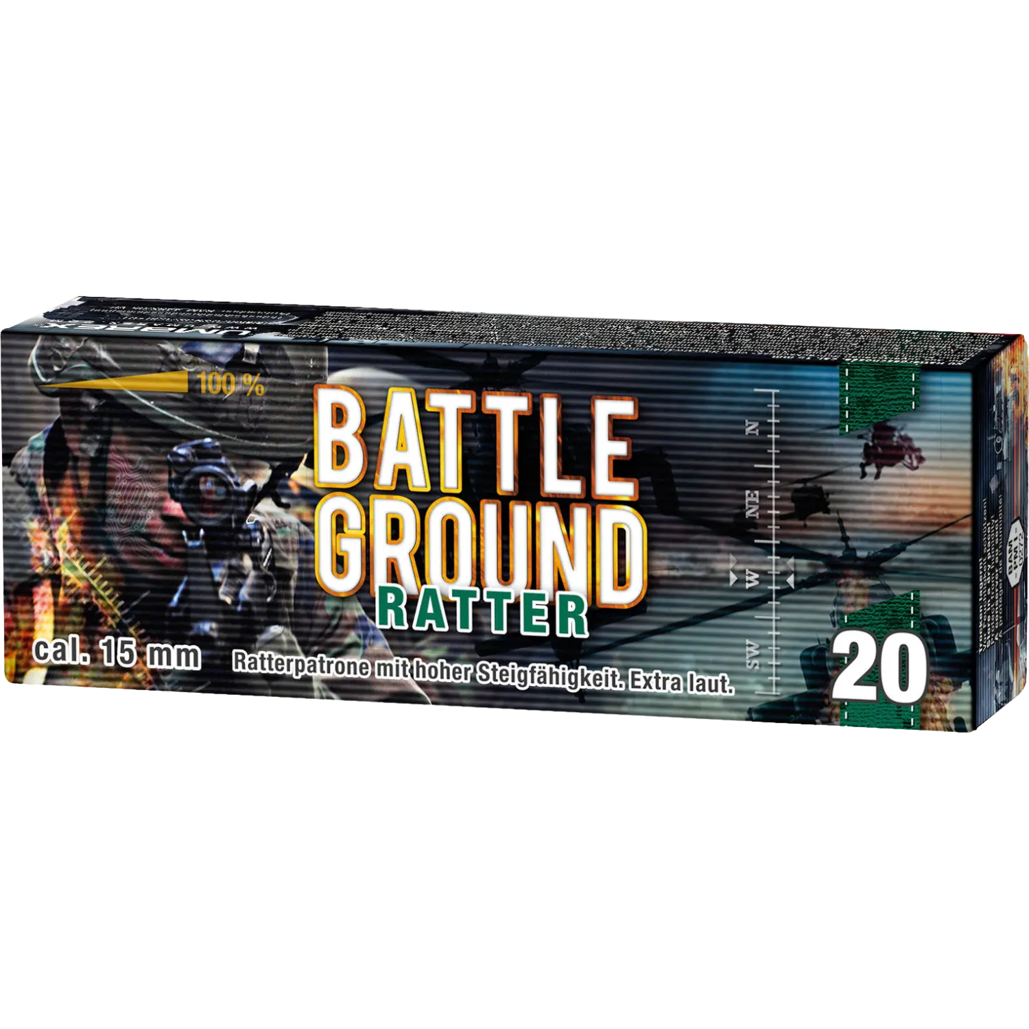 Umarex Pyro Battle Ground Ratter Kal. 15mm 20 Schuss