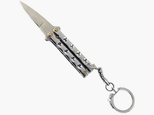 legales Mini- Butterfly silber, Schlsselanhnger