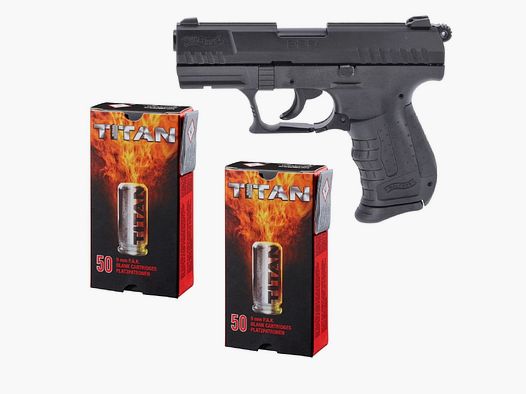 Feuerwerk Silvester Bundle Walther P22 Ready Schreckschuss