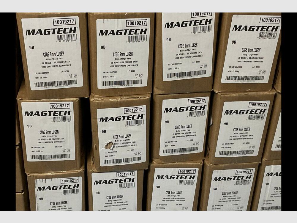 Munizioni Magtech 9mm Luger