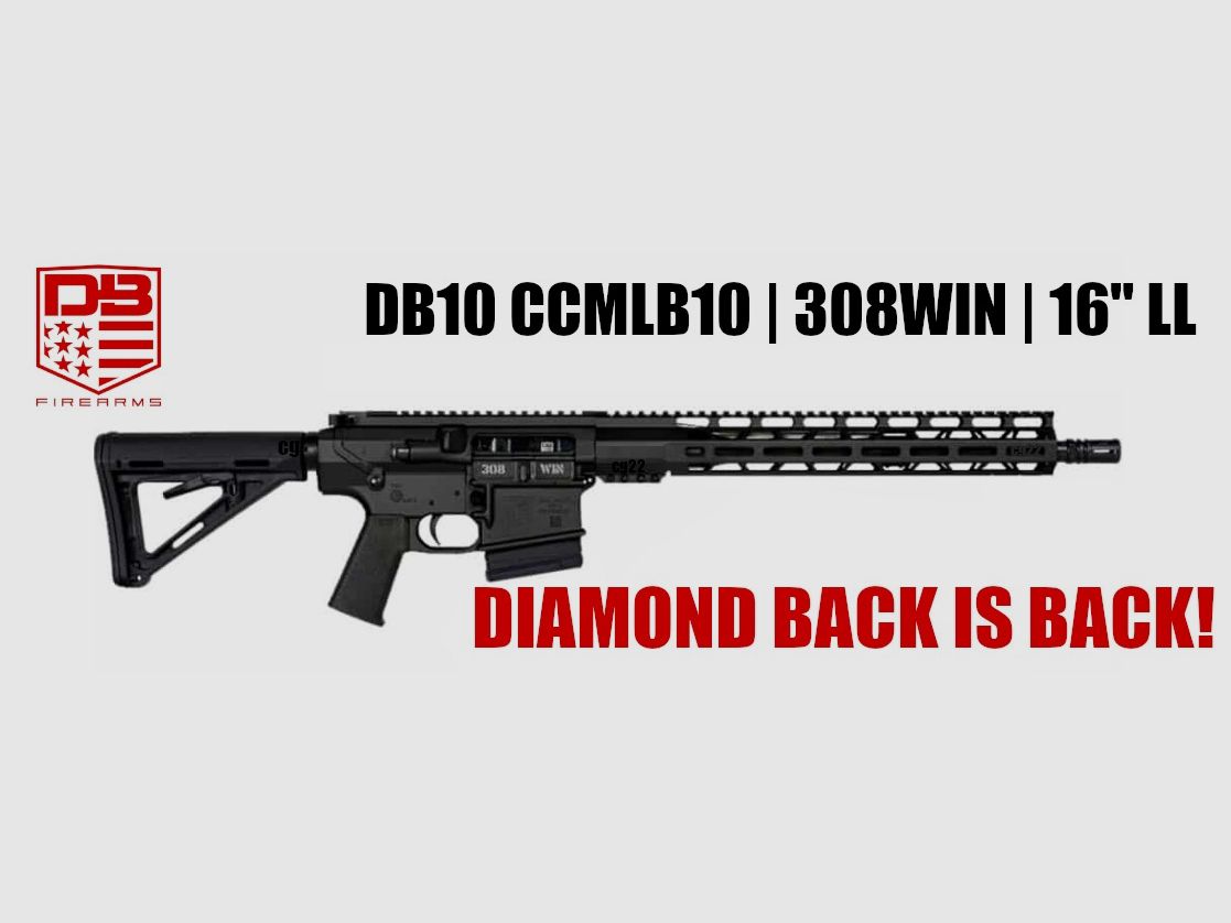 Diamond Back Firearms AR10 halbautomatische Büchse, Kaliber 308Win 16" *EWB Pflichtig