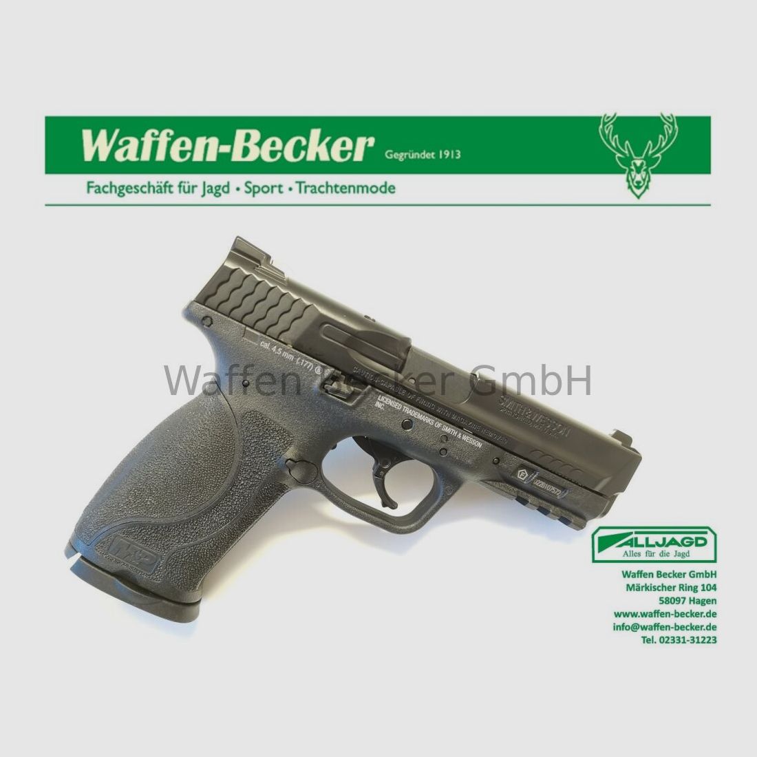 Smith & Wesson (Umarex) S&W M&P9 M2.0 CO2-Pistole Kal. 4,5mm BB