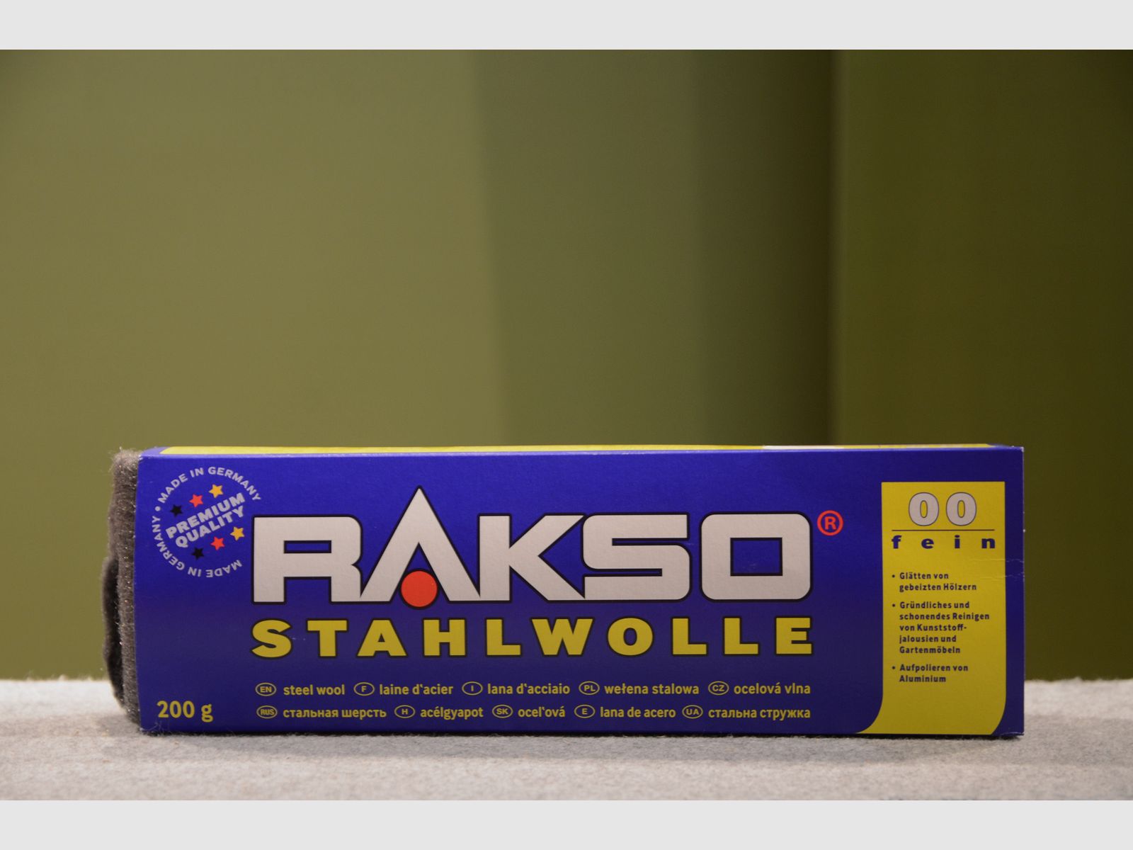 RAKSO Stahlwolle 00