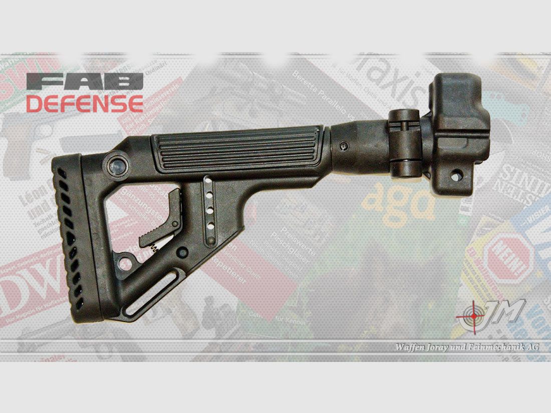 FAB Defense MP5 Klappschaft mit verstellbarer Schaftkappe