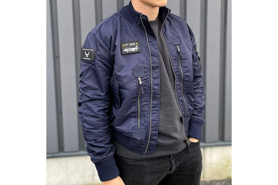 F-35 flight jacket Fostex Garments – navy blue, image 14 of 24